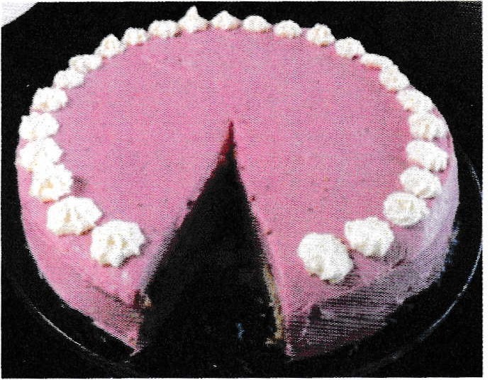 Raspberry Cake with Cream Cheese Icing